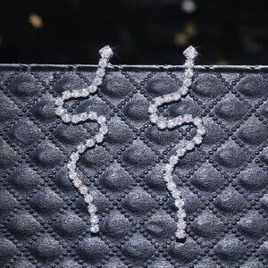 ✨Simple Trendy Snake Shiny Fashion Earrings for Women, MARR9126